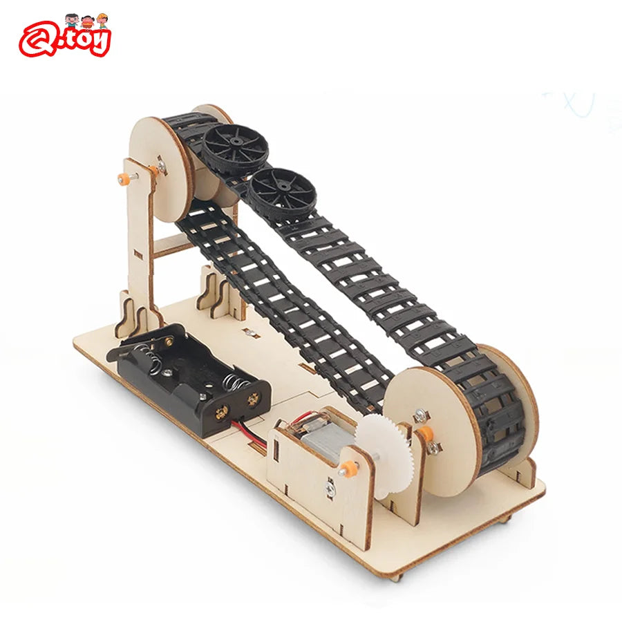 DIY Conveyor Physics Science Kit For Educational STEM Toy
