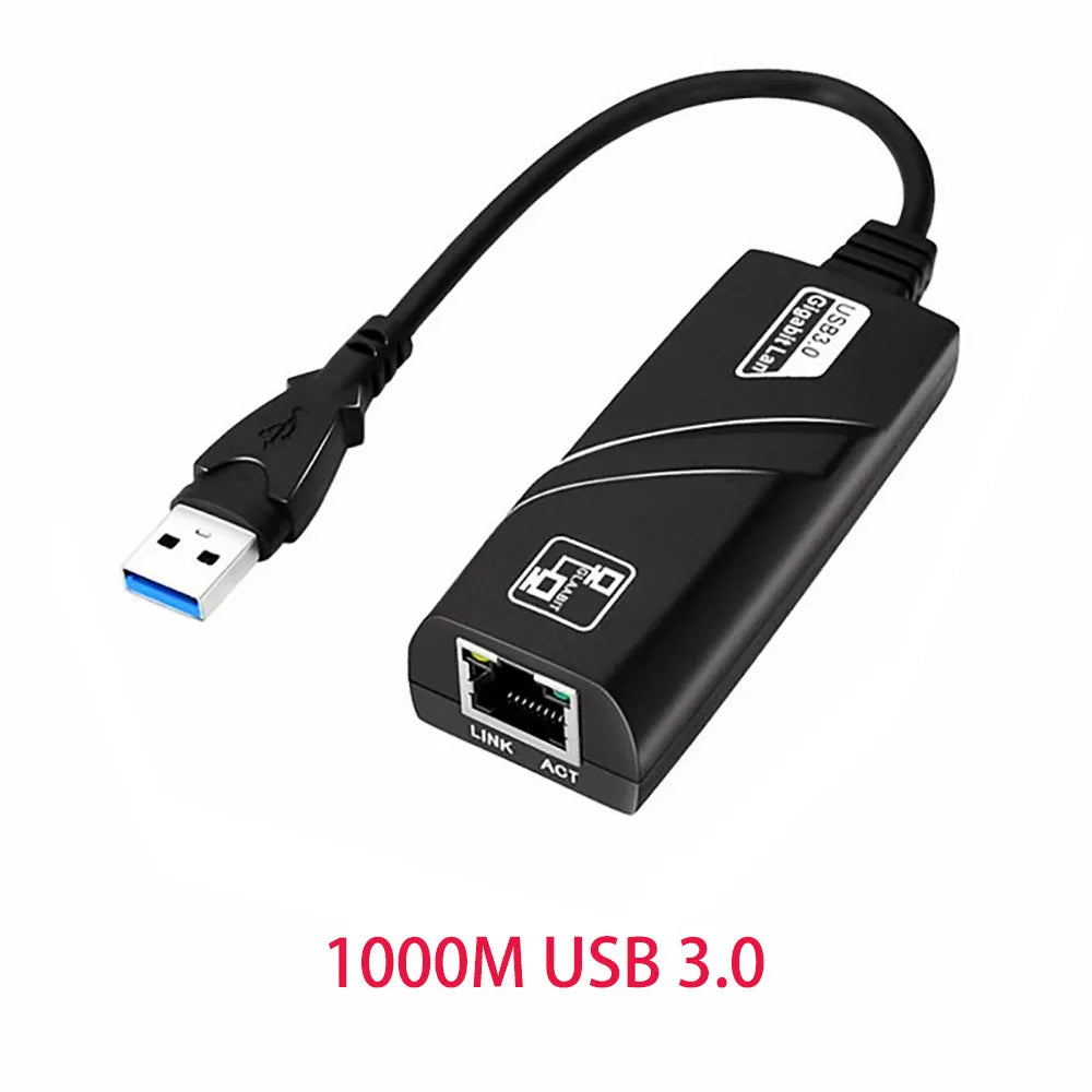 EOENKK 10/100/1000Mbps USB 3.0 Wired Ethernet Adapter &ndash; High-Speed Network Connectivity 1000M USB 3.0