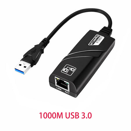 EOENKK 10/100/1000Mbps USB 3.0 Wired Ethernet Adapter &ndash; High-Speed Network Connectivity 1000M USB 3.0