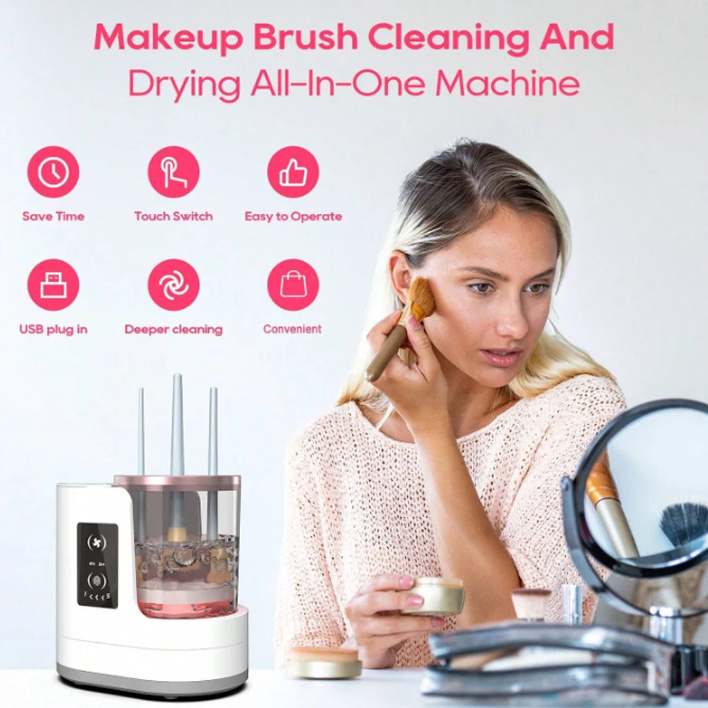Valentines Day Gift Makeup Brush Cleaner &ndash; Effortless Clean
