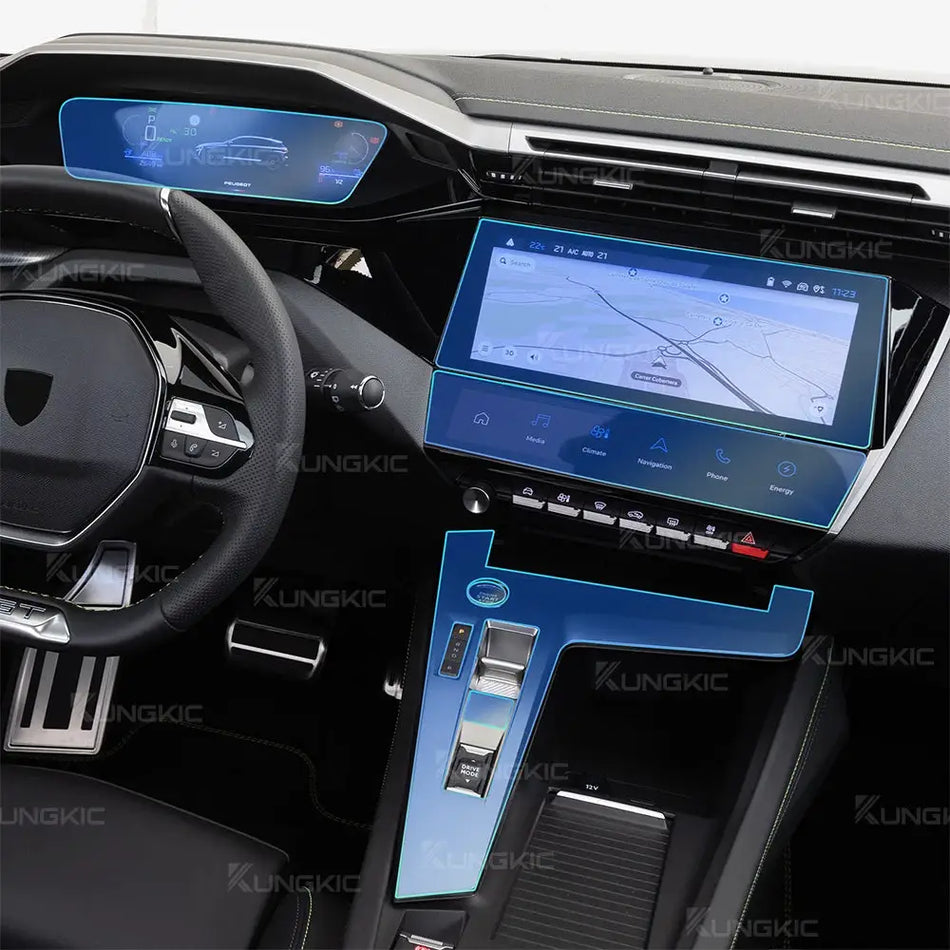 Beschermfolie voor het interieur van Peugeot 408 2023-2025, TPU-beschermers