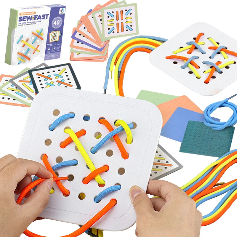 BZS20050 Montessori Fine Motor Threading Toys - Motor Skills