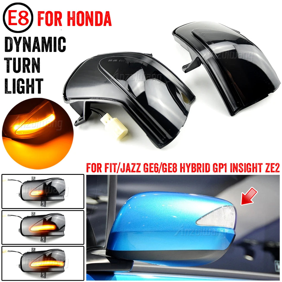 LED dynamická boční zrcátka pro Honda Fit Jazz GE6 GE8 Insight ZE2