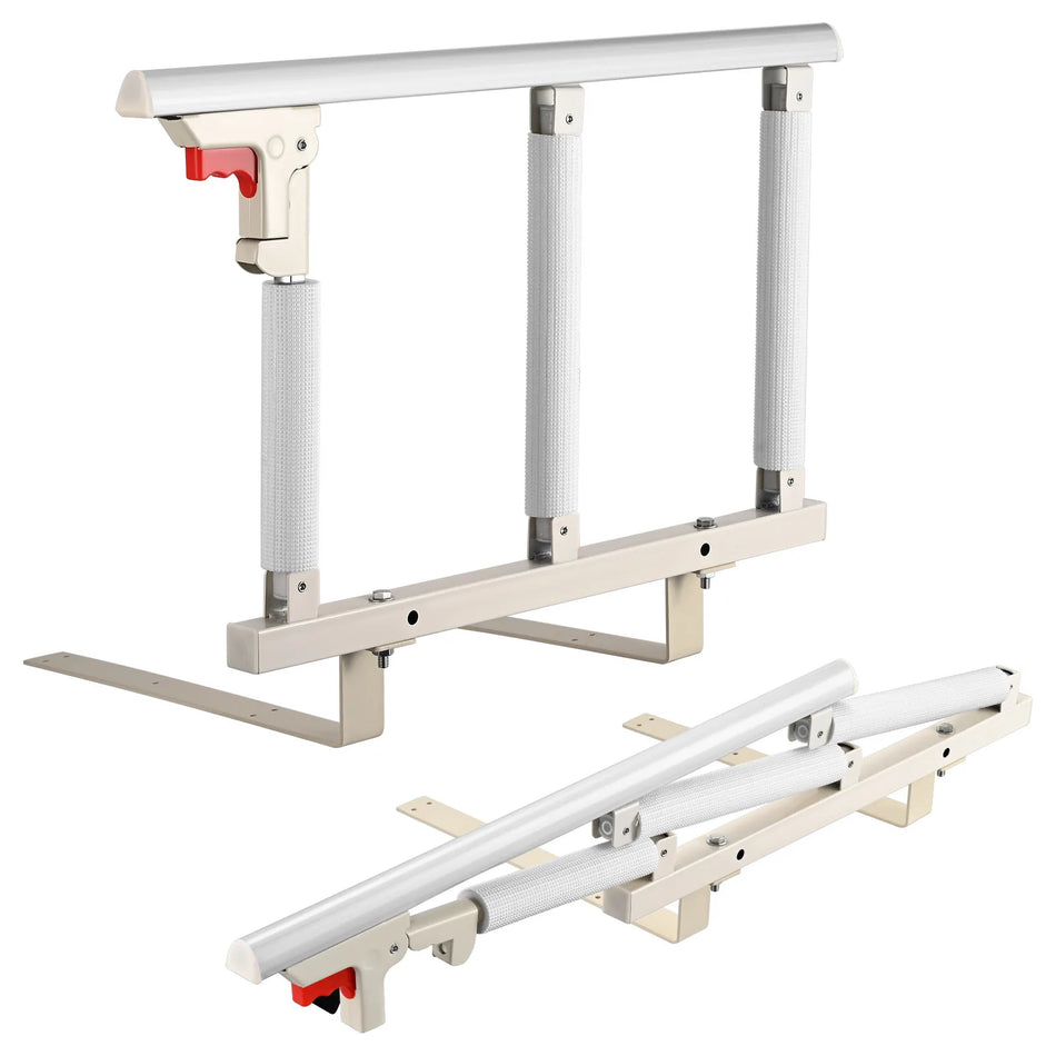 Foldable Bed Rail Seniors Protective Barrier 97x40cm