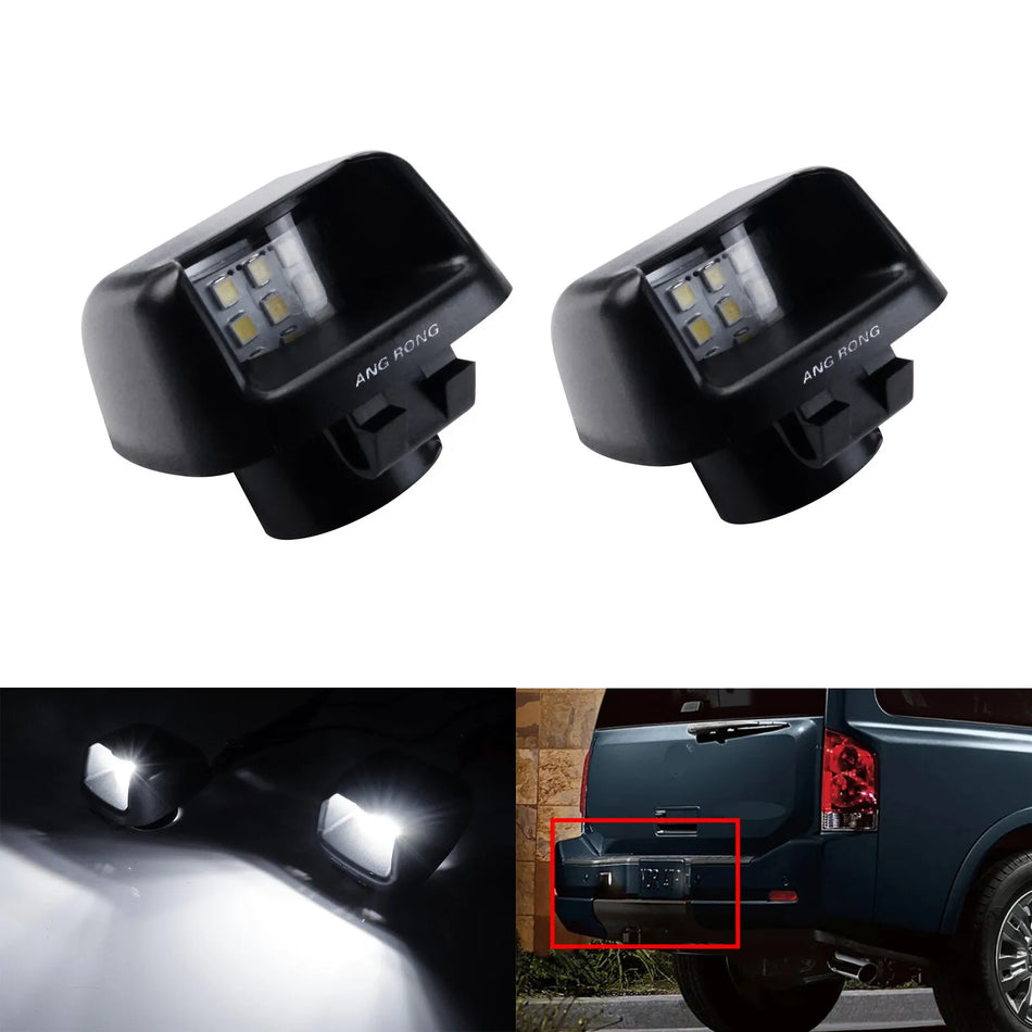 Canbus LED License Plate Lights For Nissan Frontier Navara Titan Xterra
