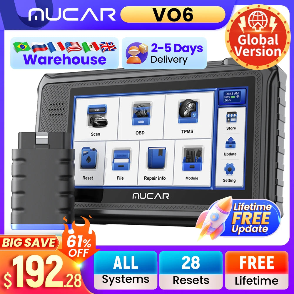 ThinkCar MUCAR VO6 &ndash; Full System Diagnostics With 28 Resets