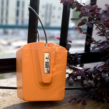 Summer Portable Color Beach Safe Box - Three-Digit Lock yellow