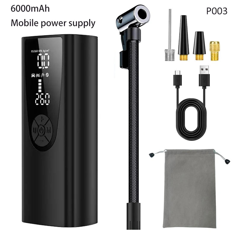 CHEGIT P003 Wireless Inflator - Portable USB Rechargeable P003