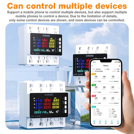 KWS-306 Three-Phase Meter &ndash; Digital Watt-Hour Display