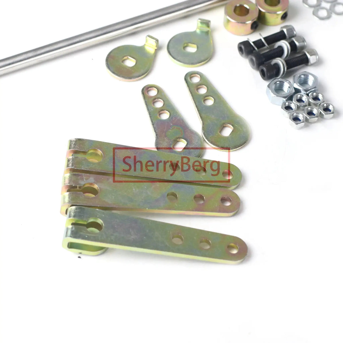 SherryBerg Linkage Kit for Cross Bar Universal Linkage 99006.105 for 40mm 42mm 45mm DCOE Carburetor Throttle bodies Dcoe Models by InterCyprus Trading Ltd