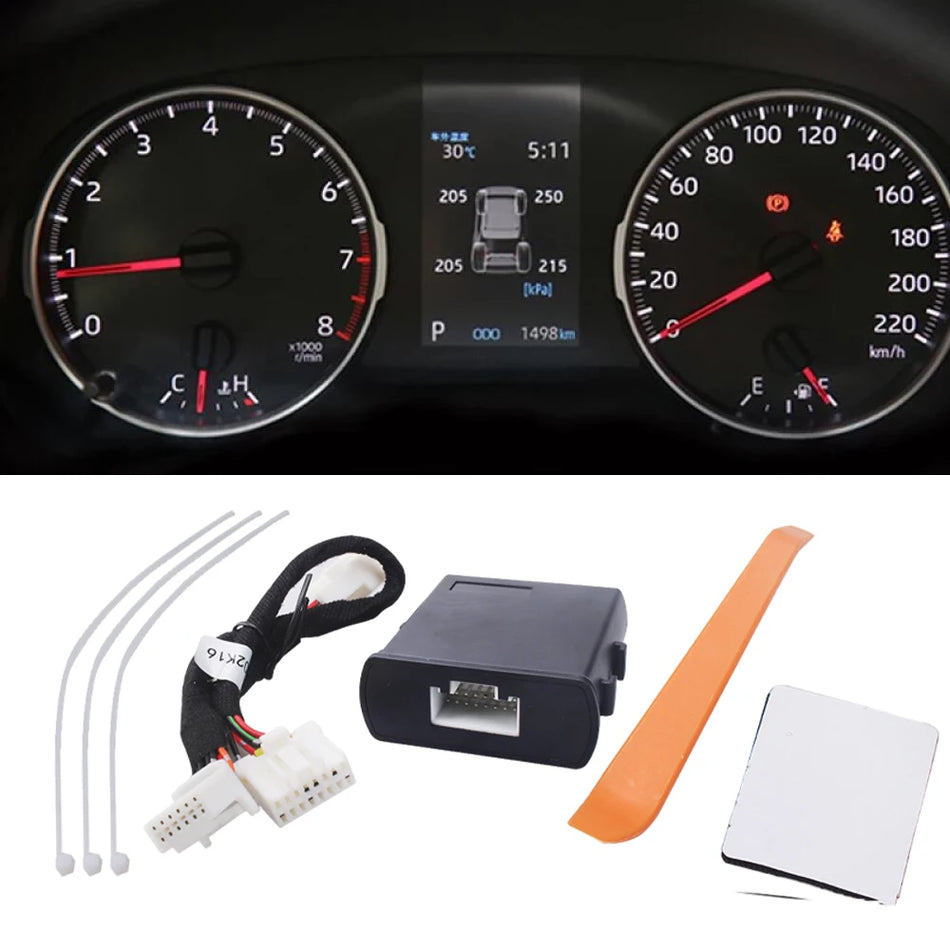 TPMS-renkaan paineenvalvontajärjestelmä Toyota RAV4 Xa50 digitaalisella LCD-näytöllä helppo asentaa