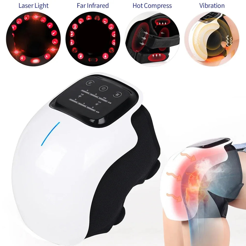 Smart Cordless Knee Massager &ndash; Heated Vibration Therapy