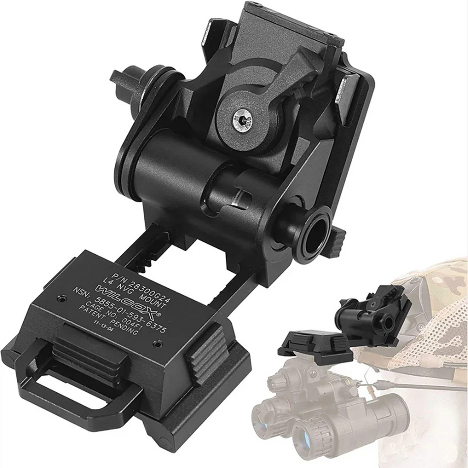 Aluminijast adapter za montažo NVG za taktične čelade, primeren za PVS15 PVS18