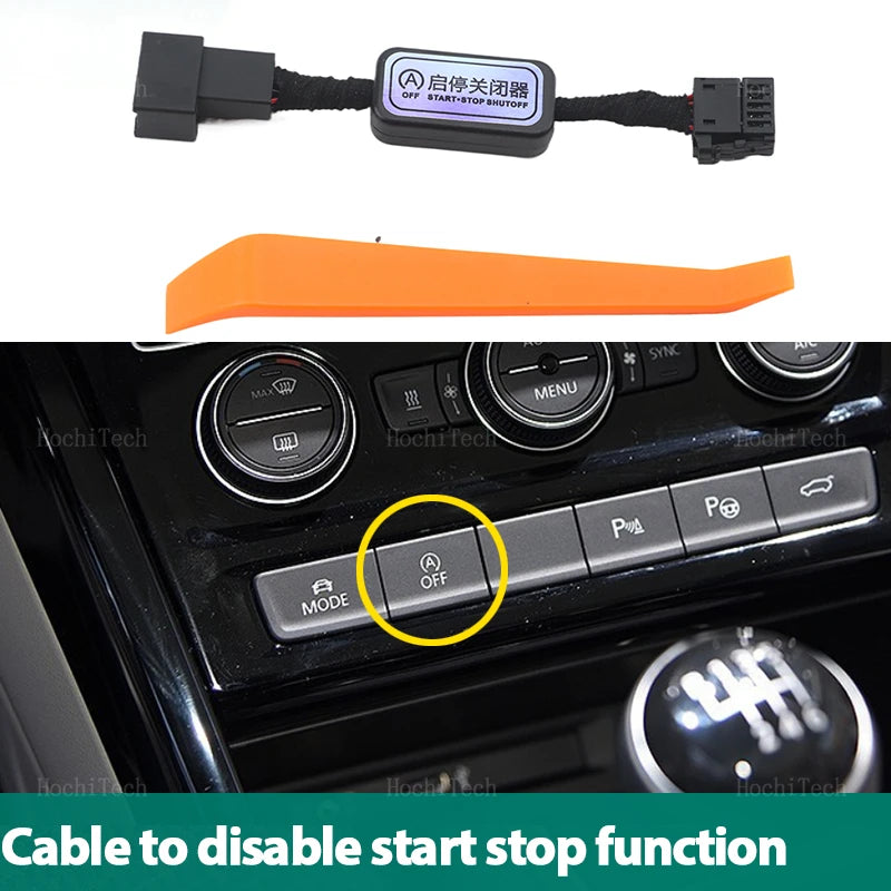 Botón de conversor de arranque y parada automático para VW Touran 5T adaptador 2016-22