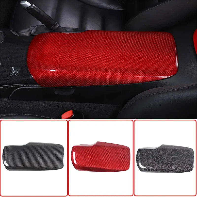 Pokrywa podłokietnika konsoli środkowej Corvette C6 z prawdziwego włókna węglowego