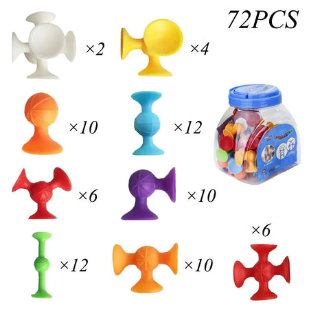 TTS00072 Soft Silicone Sucker &ndash; Decompression Dart Toy TTS00072D / L