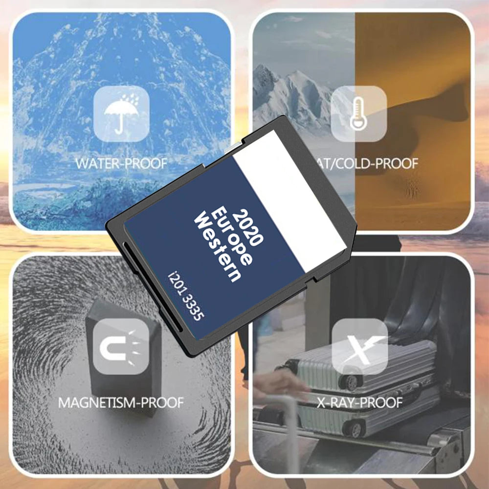 VW RNS 310 West Europe Map SD Card &ndash; Europe Map 2020-2021