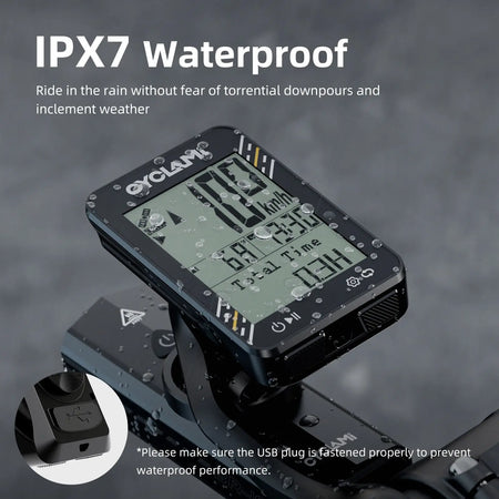 CYCLAMI BKV-310 &ndash; IPX7 Waterproof GPS Bicycle Computer