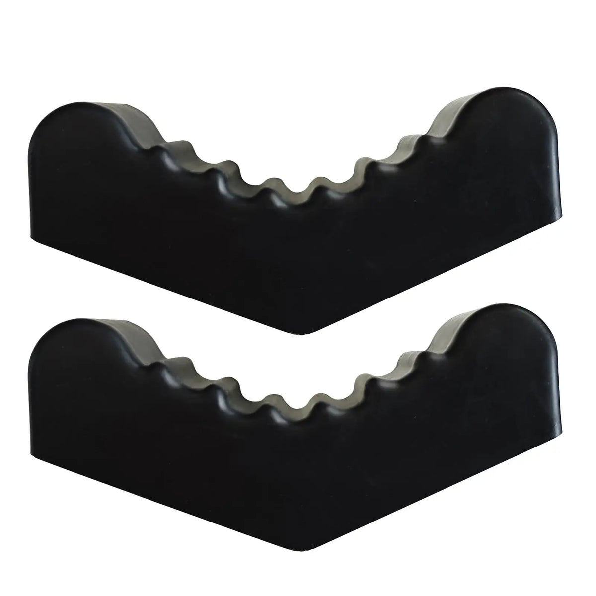 2PCS Black Rubber Slotted Jack Stand Pads Universal Car Lift Adapter 3/6 Ton Frame Stand Rail Pinch Adaptor for Repair Tool by InterCyprus Trading Ltd