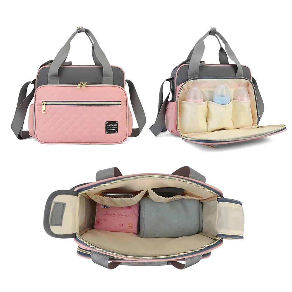 New Style Waterproof Diaper Bag &ndash; Large Capacity and Multifunctional Design