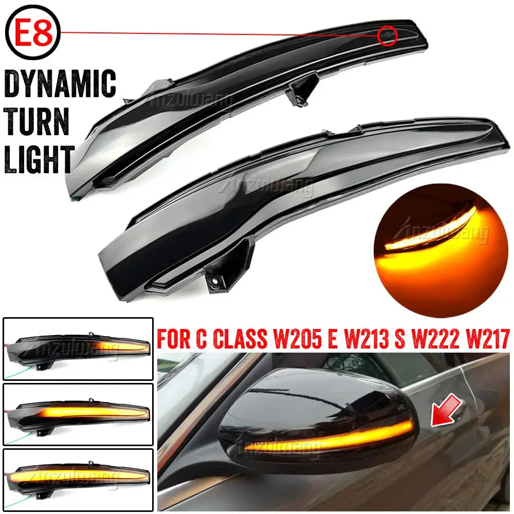 T10 LED Turn Signal Lights For Mercedes-Benz W205 X253 W213 W222 by InterCyprus Trading Ltd