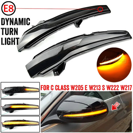 T10 LED Turn Signal Lights For Mercedes-Benz W205 X253 W213 W222 by InterCyprus Trading Ltd