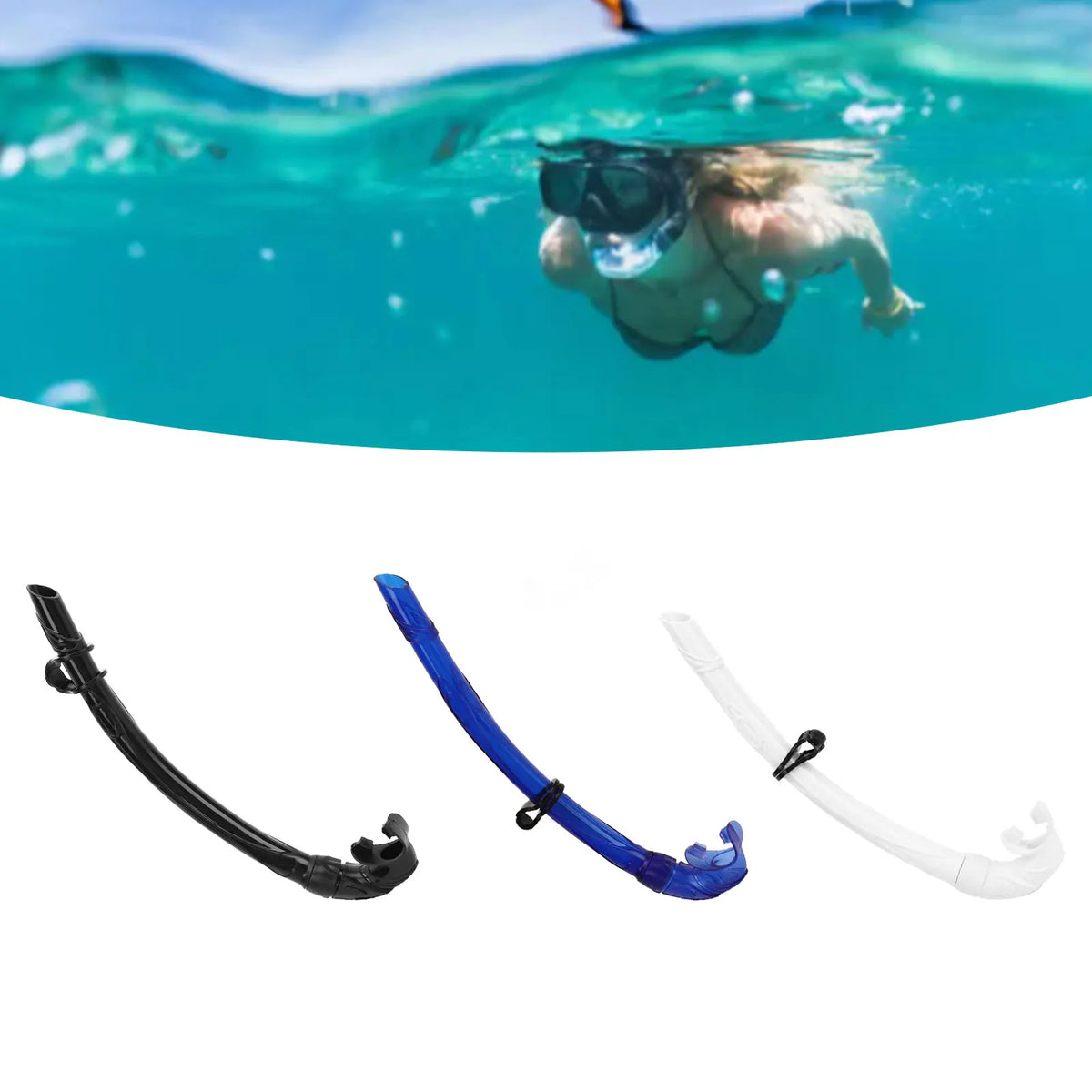 Diving Snorkel PVC &ndash; Soft Mouthpiece For Easy Breathing