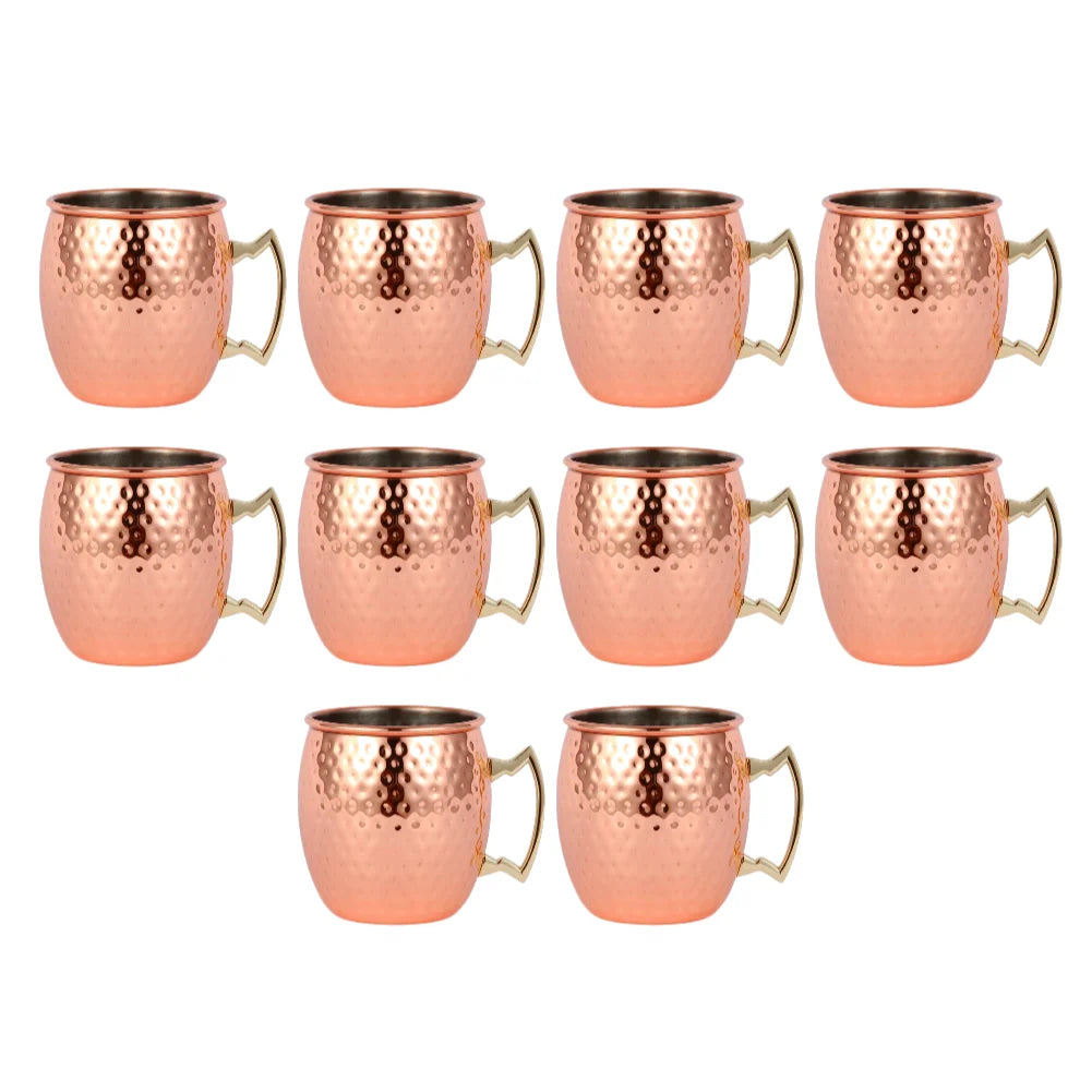 500ML Copper Moscow Mule Mug - Durable Stainless Steel 10PCS Copper Mugs / CHINA / As Show