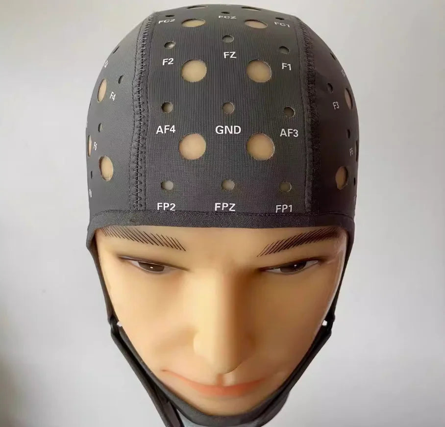 64 Channel Cotton EEG Electrode Cap For Brainwave Research