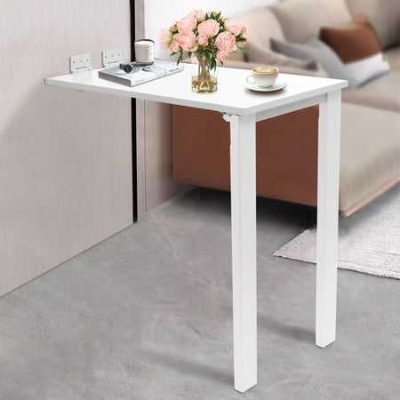 Foldable Wall Mounted Desk 29.5x15.75in &ndash; L Shape Design