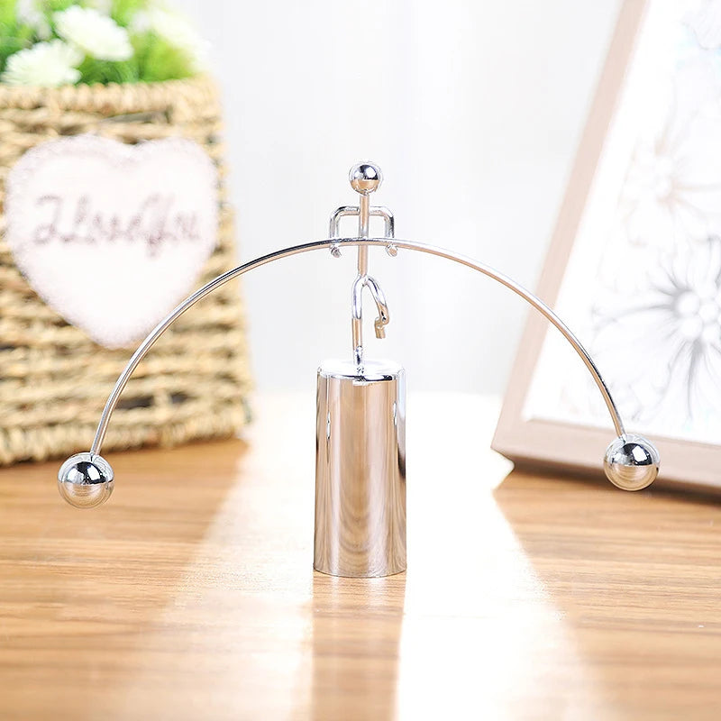 Kinetic Art Weightlifter Desk Toy for Stress Relief and Home Office Decor - Perfect Gift for Adults &amp; Kids