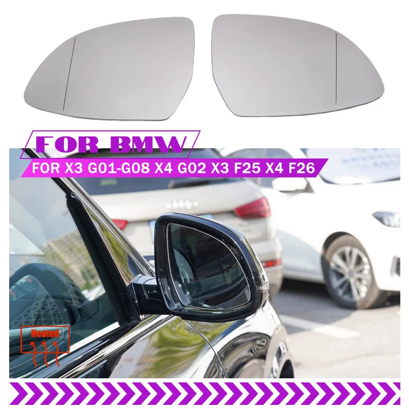 BMW Kreiso Labā Siltā Spoguļa Stikla Aizmugurējā Plāksne