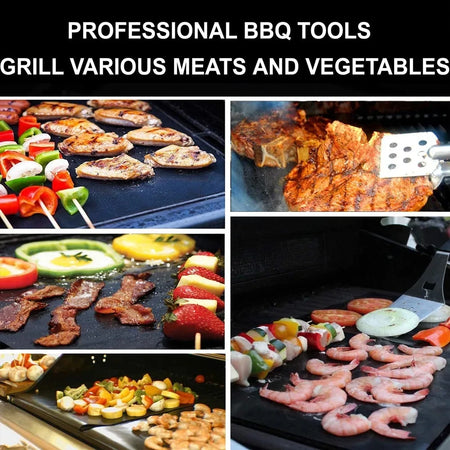 Non-Stick BBQ Grill Mat &ndash; Easy to Clean and Heat Resistant
