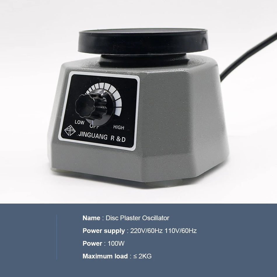 100W Plaster Vibrator Table For Gypsum Mixing And Laboratory Use