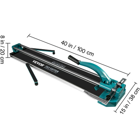 VEVOR Manual Tile Cutter Laser Positioning &ndash; Precision Cut 40inch Double Tracks / UNITED KINGDOM