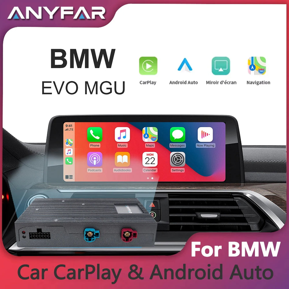 BMW EVO MGU ID System Wireless CarPlay Interface Box for X1 X2 X3 X4 Mirror
