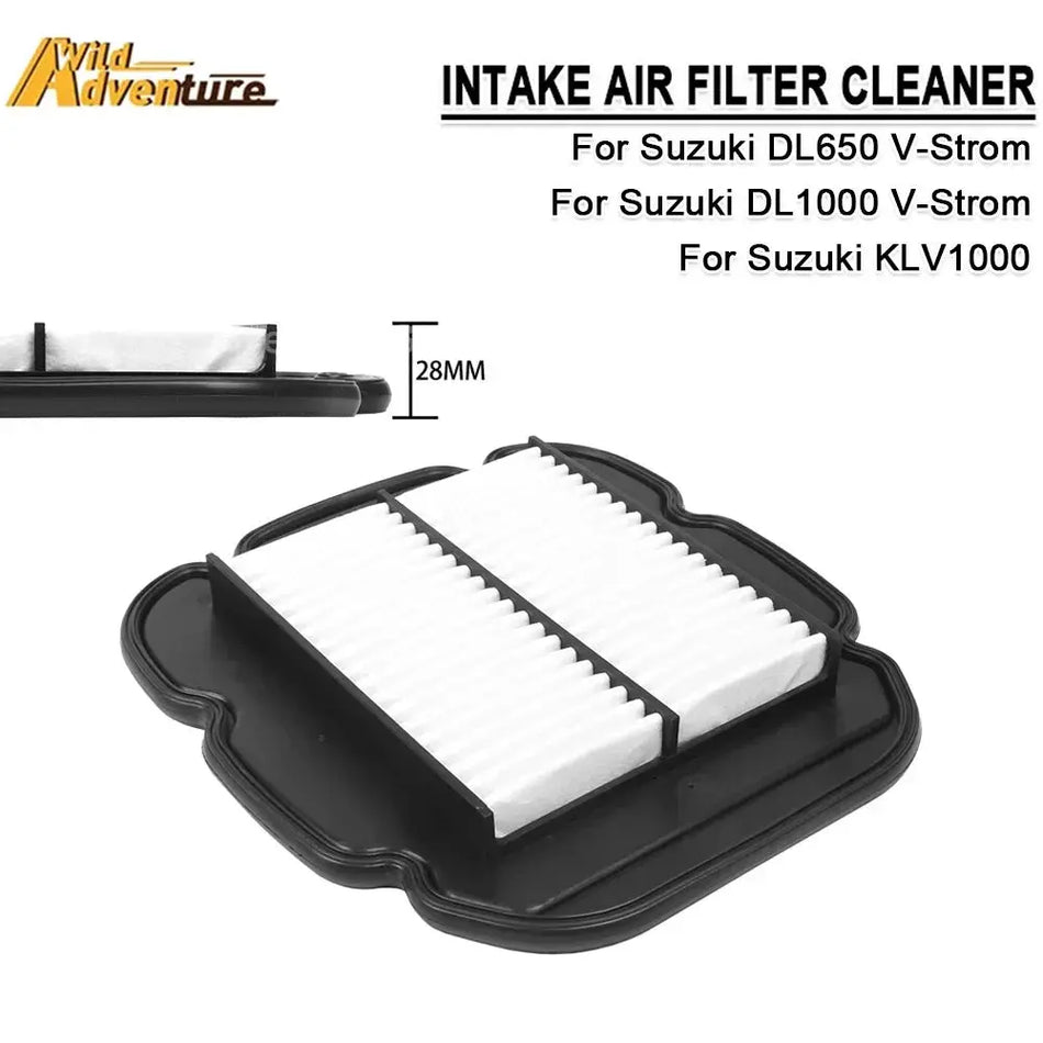 DL650 DL1000 Motorcycle Intake Air Filter Cleaner Fit For Suzuki DL 650 V-Strom 2004-2015 2016 DL 1000 V-Strom 2002-2011 2012 by InterCyprus Trading Ltd