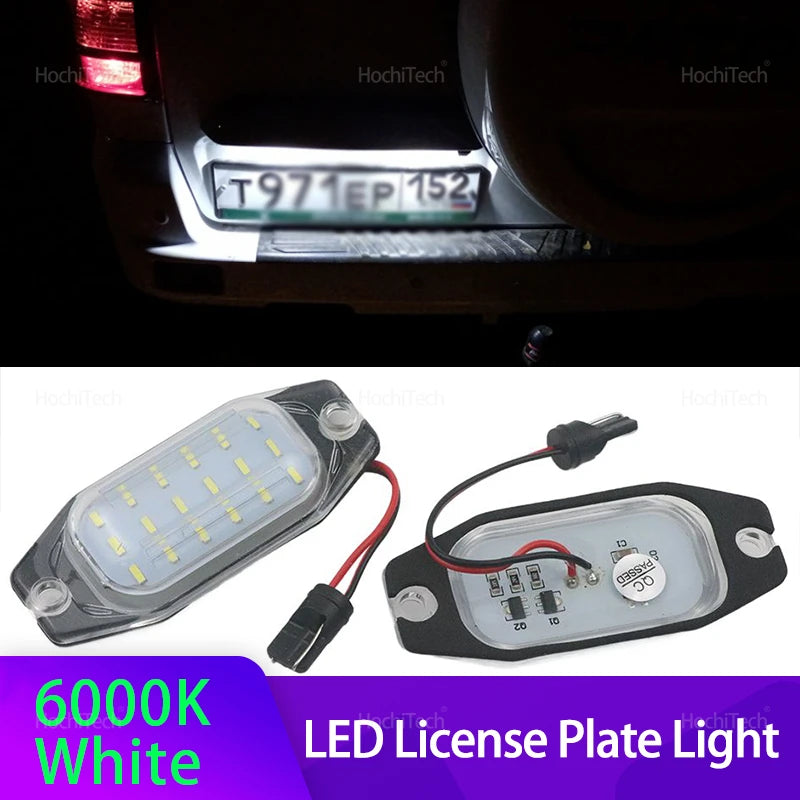 LED-rekisterikilven lamput kirkkaat 2 kpl Toyota Prado Lexus FJ Cruiser LX450