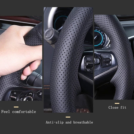 Audi A4 Allroad Q3 Q5 Steering Wheel Cover &ndash; Hand-Stitched