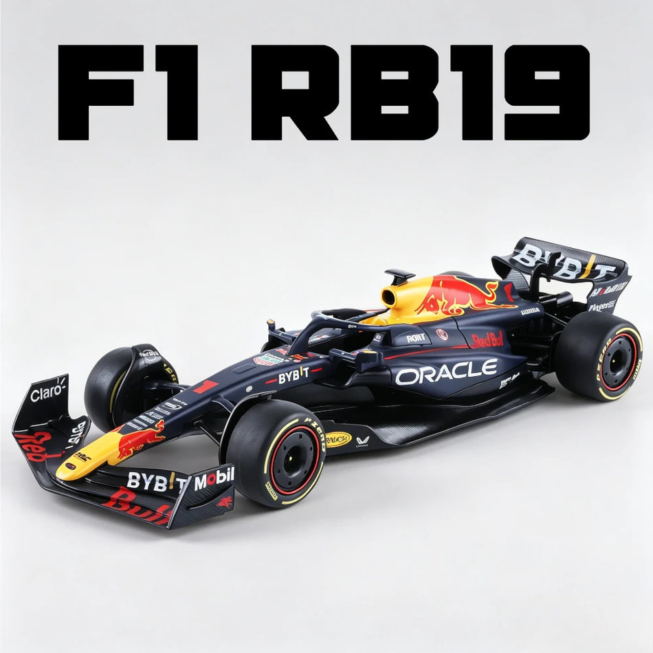 Diecast F1 Auto Modelle Legering Voorwiel Sturing voor Red Bull Racing RB19
