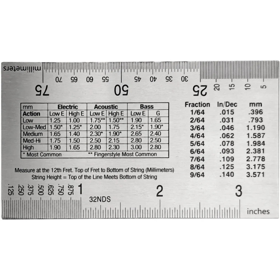 Miwayer String Action Ruler Gauge Tool &ndash; Precision Gauge