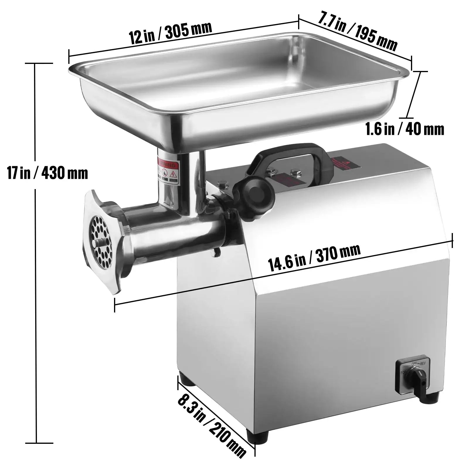 Industrial Meat Grinder 650W Sausage Maker 650W / spain