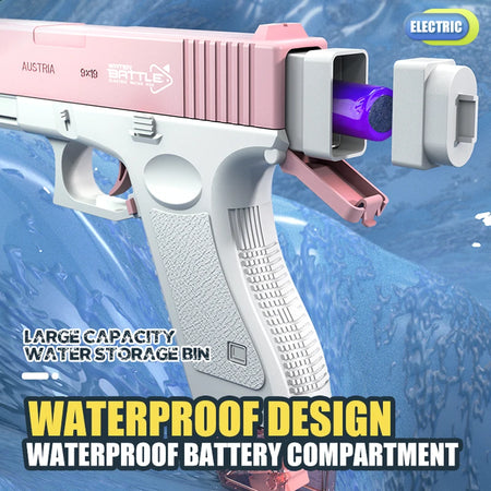 Electric Water Gun Toy Portable Automatic  Electric Burst Water Gun Kids Outdoor Water Toys