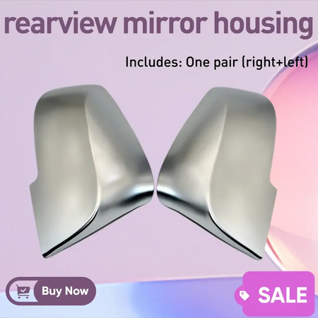 Matte Chrome Side Mirror Covers For BMW 1 2 3 4 Series F20 F30 F31 F22 F33 E84 by InterCyprus Trading Ltd