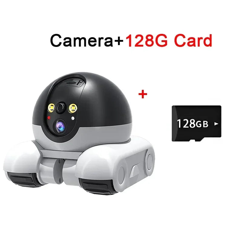 1080P HD WIFI Robot Camera Dual Lens PTZ &ndash; Auto Tracking With 128G Card / USB