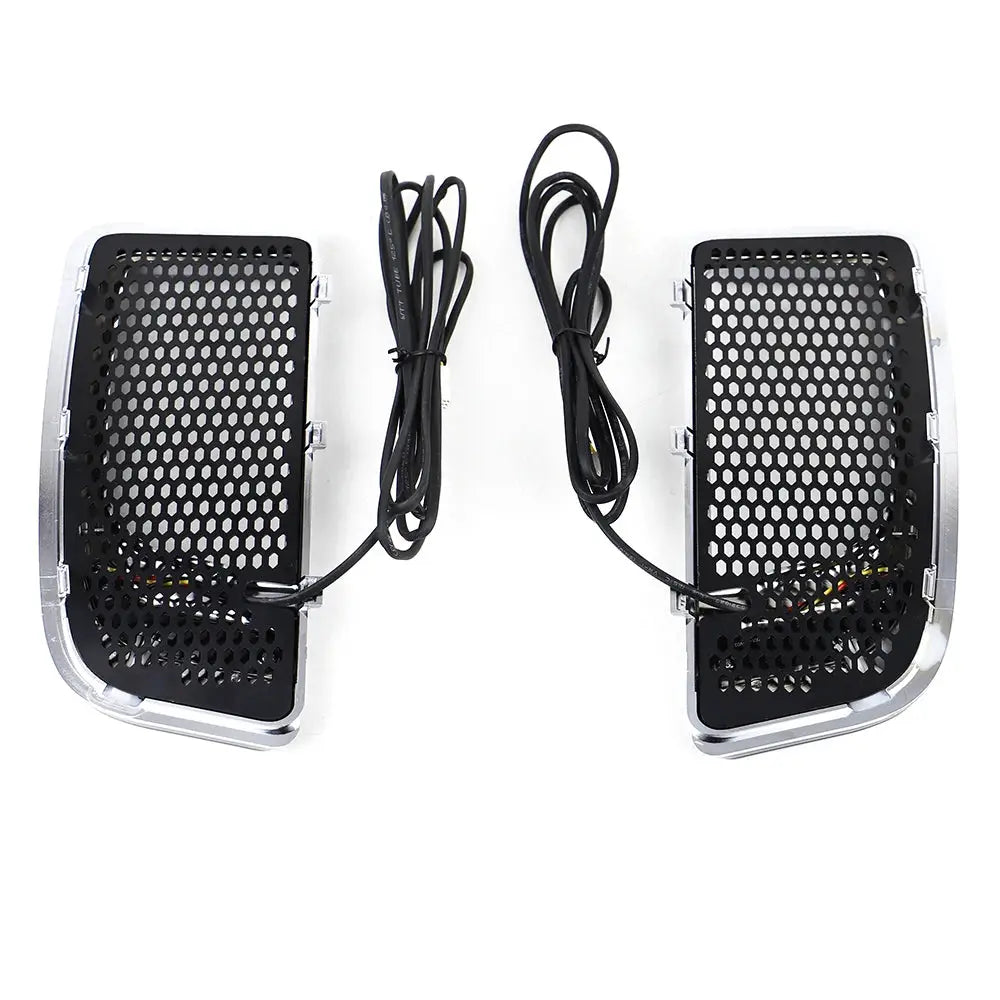 Motorcycle LED Fairing Lower Grills Turn Signal Light Running Light for Touring Street Road Gilde 2014-2020 by InterCyprus Trading Ltd