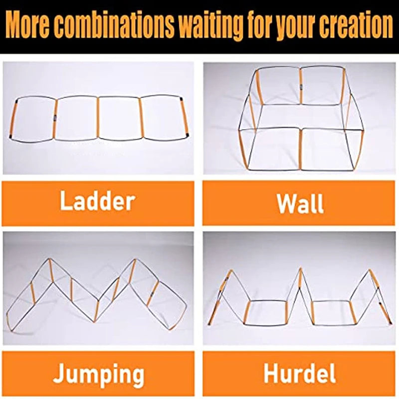 Dual-Purpose Agility Ladder for Speed and Coordination Training