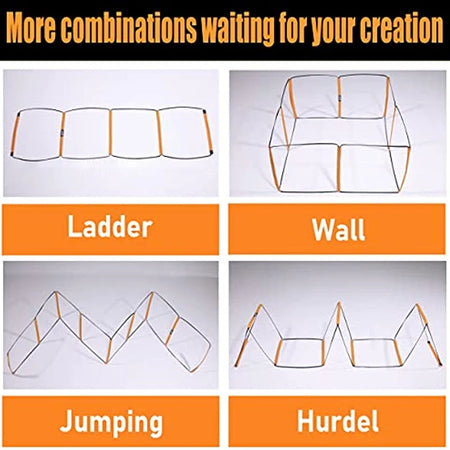Dual-Purpose Agility Ladder for Speed and Coordination Training