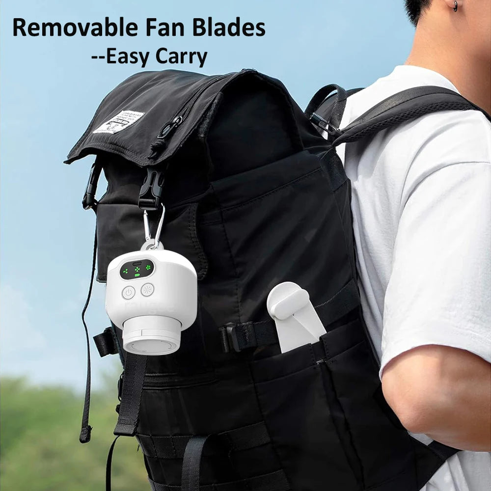 Cooskr Ceiling Fan &ndash; Powerful Rechargeable Air Circulator with Remote Control