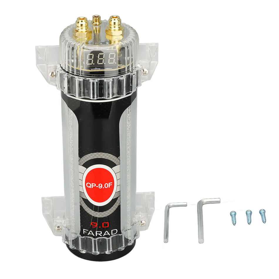 9.0 Farad Digital Power Capacitor for Car Audio, High Performance DC12V
